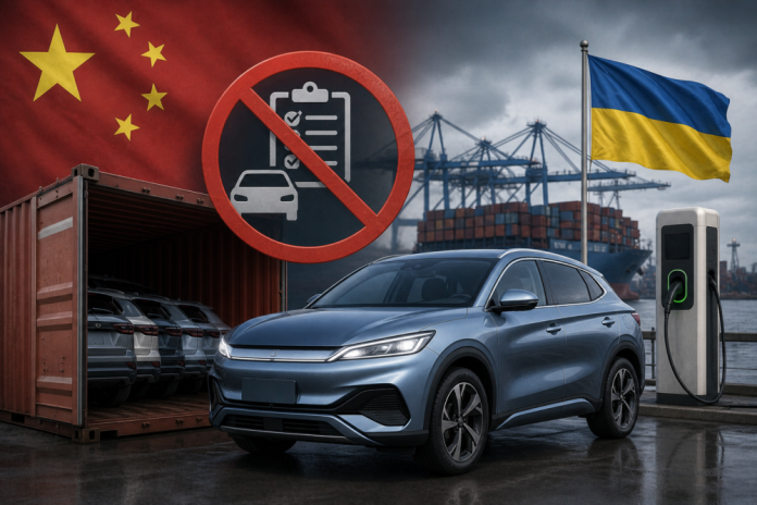 Електромобілі в Україні: нові виклики через китайські експортні обмеження
