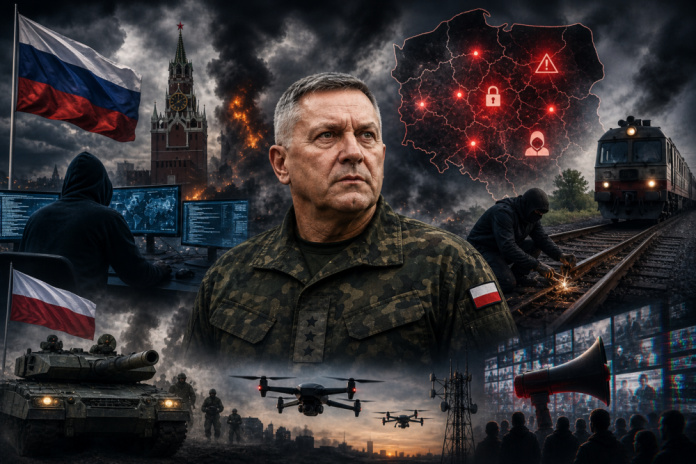 Росія веде гібридну війну проти Польщі, застеріг польський генерал