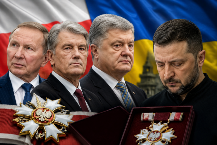Відмова українських експрезидентів від ордена Білого Орла: реакція на рішення Польщі