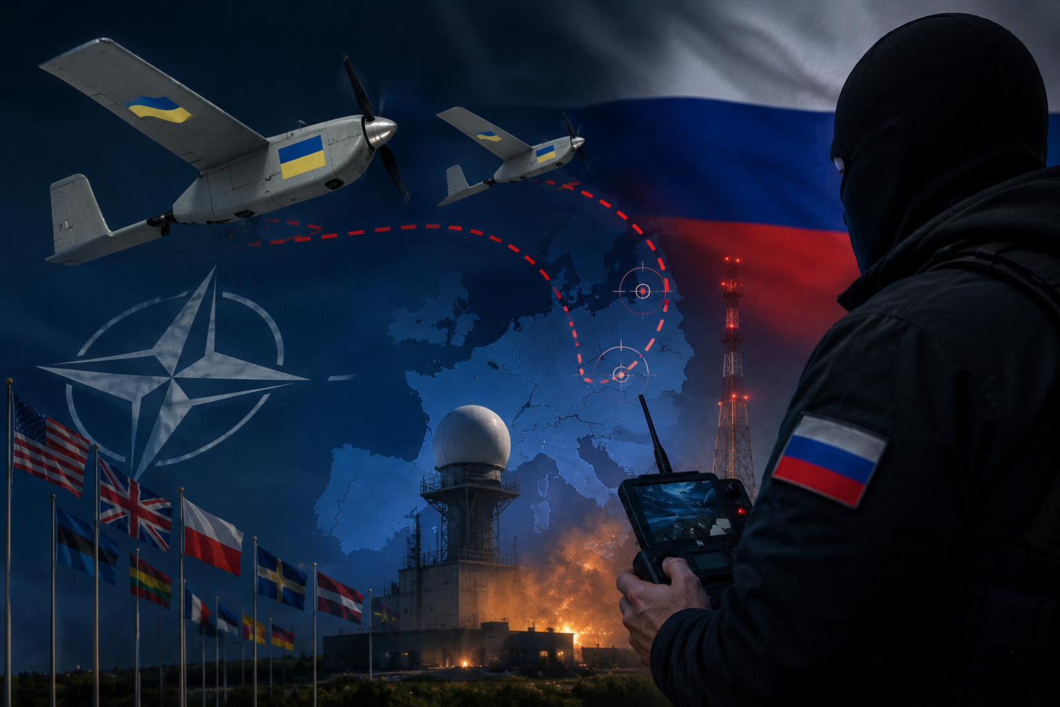 Пастка для НАТО: Росія може вдарити українськими дронами по Польщі та країнах Балтії