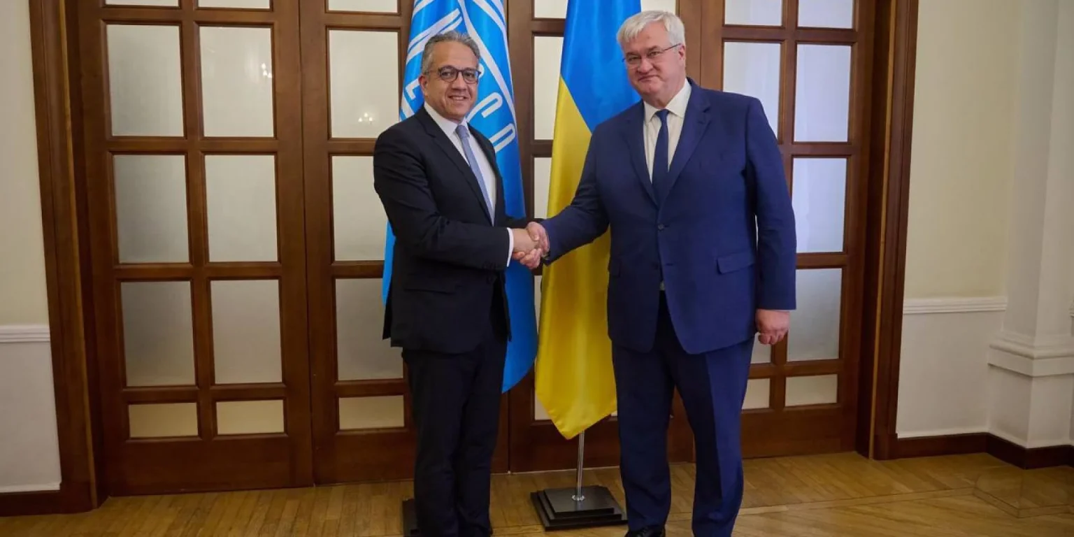 Перший візит очільника ЮНЕСКО до України: Андрій Сибіга зустрівся з Халедом Ель-Енані у Києві